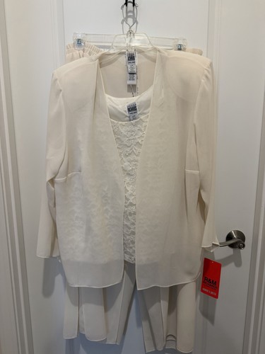 Cream colored long - long, sleeve