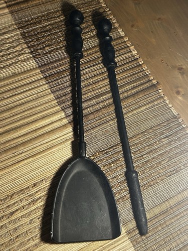 Pair vintage heavy black - heavy,