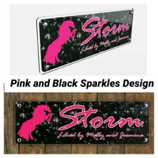 Pink and Black Diamond effect