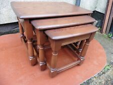 ERCOL NEST OF THREE TABLES
