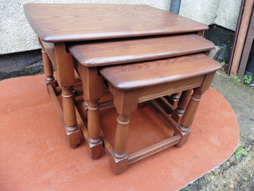 Ercol nest three tables - ercol,