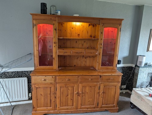 Solid pine french dresser - solid,