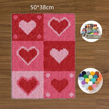 3D Grid Love DIY Latch Hook