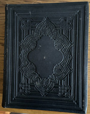 The Holy Bible Old & New Testament 1874 Large Oxford Leather Bound Book