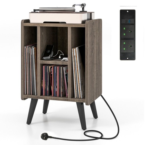 Record player stand - record,