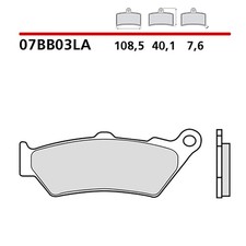 BREMBO FRONT BRAKE PADS KIT FIT ON BMW F 650 GS 08-12-COD. 07BB03LA