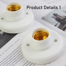 1/2/5Pack E27 Screw Cap Socket