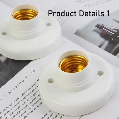 5pack e27 screw cap socket - 1/2/5pack,