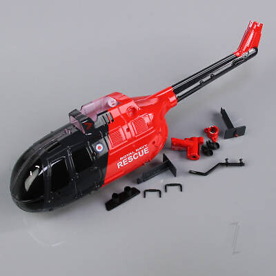 Twister fuselage body grey - body, grey/red