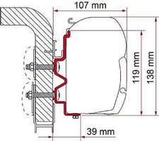 Fiamma F45 Adapter Kit