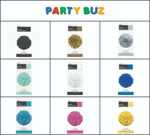 Tissue paper pom poms - tissue,