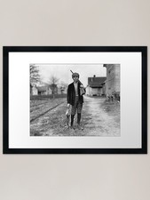 Rabbit Hunting, 1908. Vintage