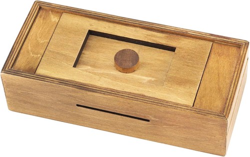 Magic wooden puzzle box with - box,