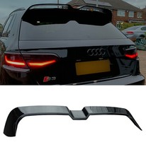 AUDI A3 8V HATCHBACK REAR ROOF SPOILER OETTINGER STYLE GLOSS BLACK 2013-2020