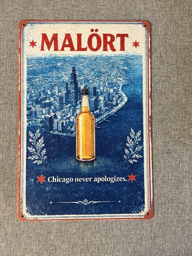 Malort chicago handshake metal - chicago,