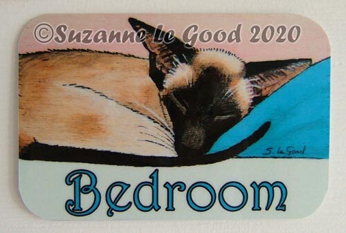 Siamese cat art painting - cat,