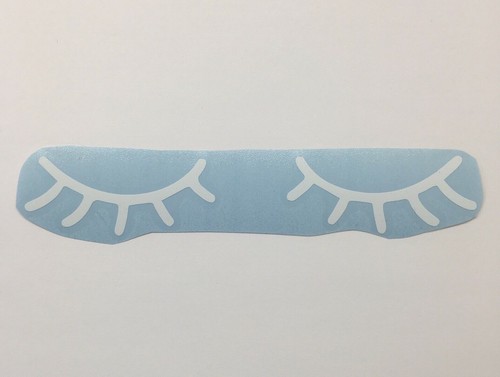 Sleepy eyes vinyl sticker - vinyl,