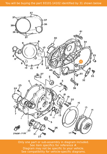 Yamaha oil seal - oil, seal,