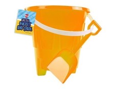 Bucket and Spade Holiday Seaside Beach Bucket Garden Sand Pit Toy Summer x 2