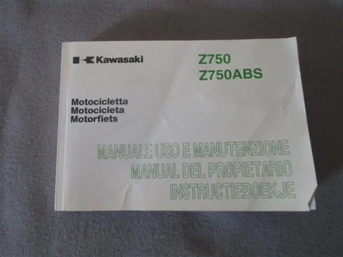 Manual kawasaki 750 abs - z,