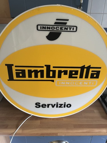 Lambretta illuminated neon - illuminated,