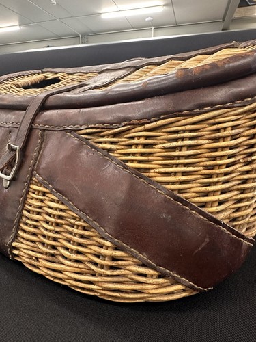 Vintage woven trout fishing - vintage,