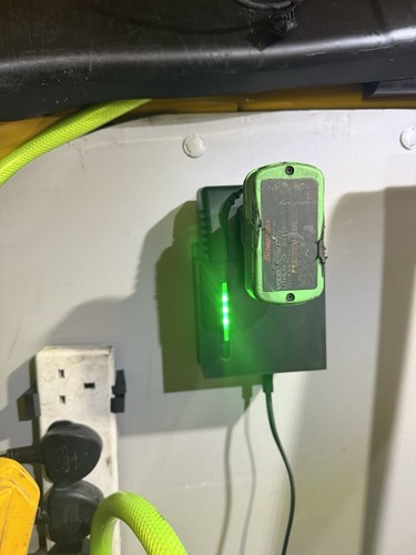 Snap battery charger - on,
