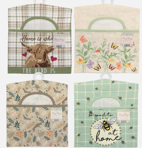 100 cotton peg bags - peg, with