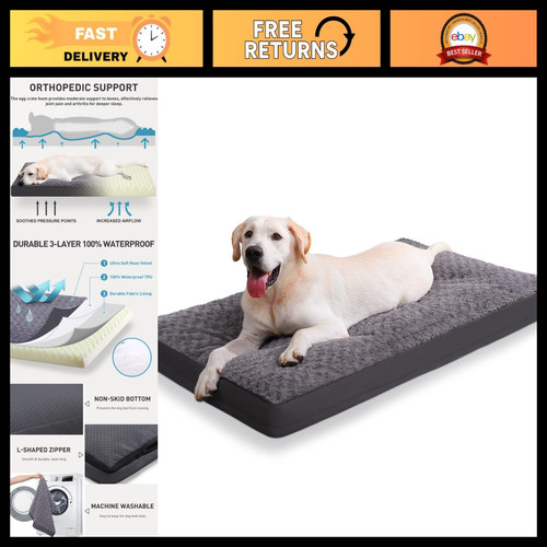 Washable waterproof dog bed - washable,