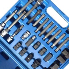 30Pcs Alternator Pulley Tool Kit Garage Automotive Freewheel Removal Socket Set