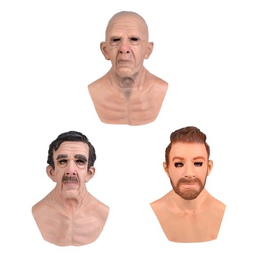 Realistic old man - old,
