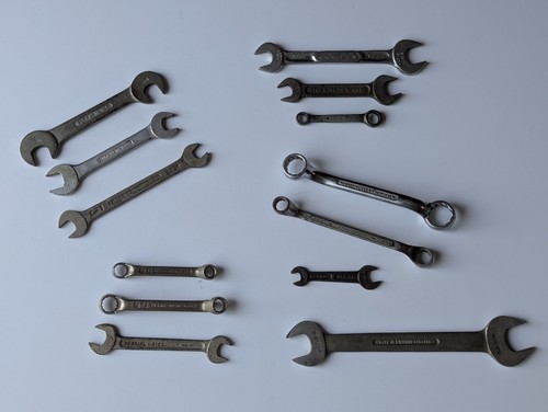 Vintage assorted spanners - vintage,