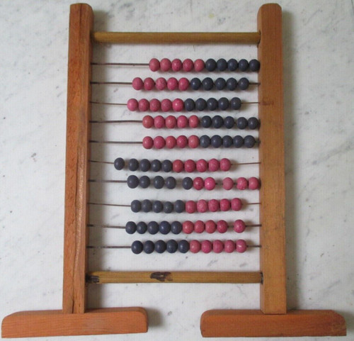 Slide rule wood old original