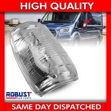 WING MIRROR INDICATOR LENS CLEAR LEFT SIDE PASSENGER FOR FORD TRANSIT MK8