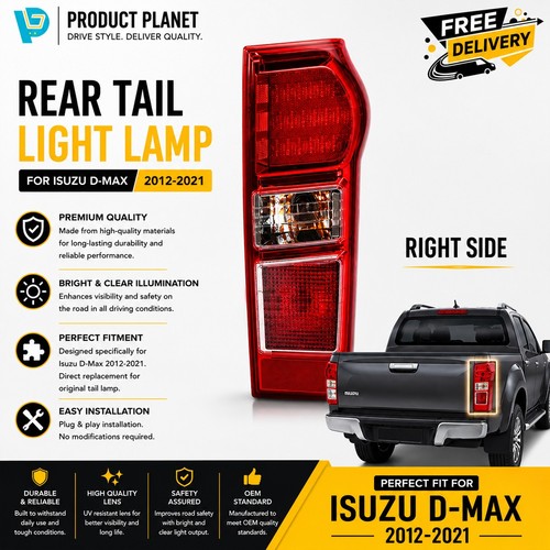 Right side led rear - right, light