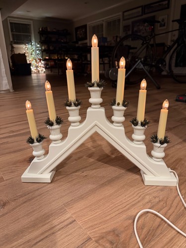 Vintage swedish advent candle - vintage,