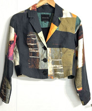 PLEASE KAI RAND 100% Linen Jacket Size 38
