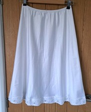 Vintage M&S White Half Slip