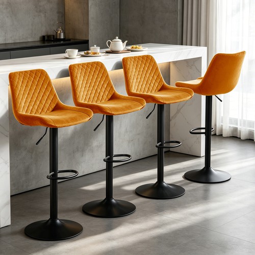 4pcs bar stools - 1/2/4pcs, breakfast