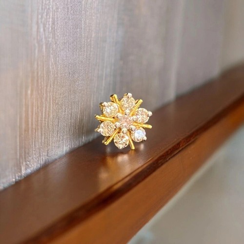 Real diamond nose stud - real,