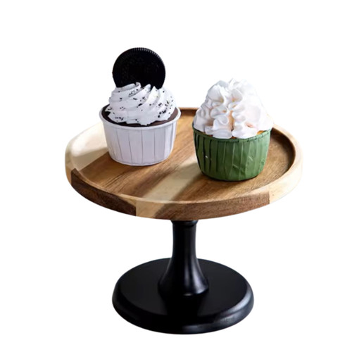 Rustic wooden cake display - rustic,