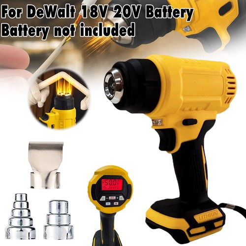 Cordless heat gun fits dewalt - heat,