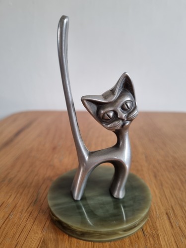 Seba silver plated cat - silver,