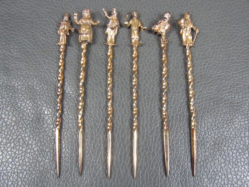 Set sterling silver - 6, gilt