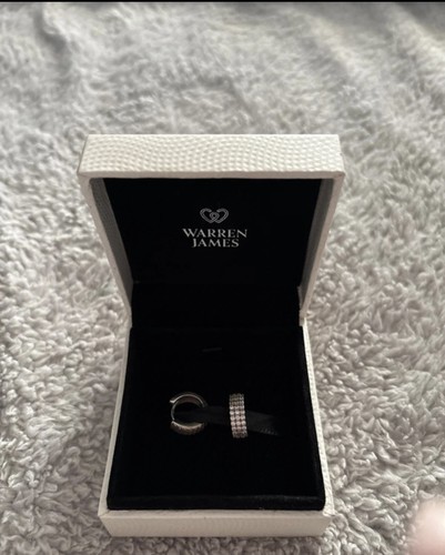 Warren james earrings with box - with,