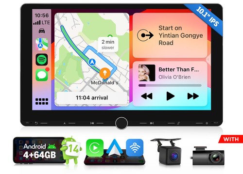 Dvr android 2din 10 1 - 2din, 10.1"