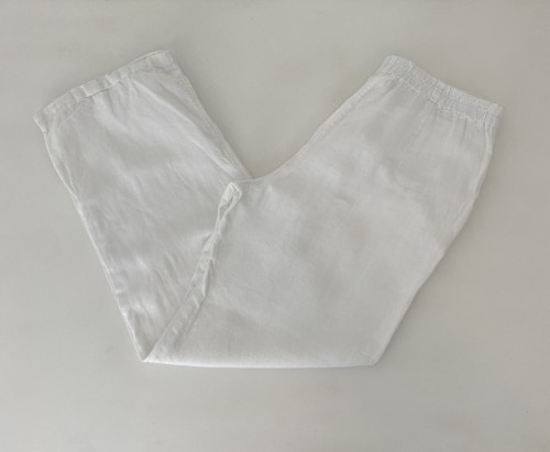 Oska white linen trousers - oska,