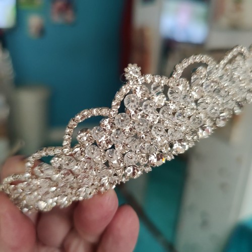 Bridal tiara and cuff - bridal,