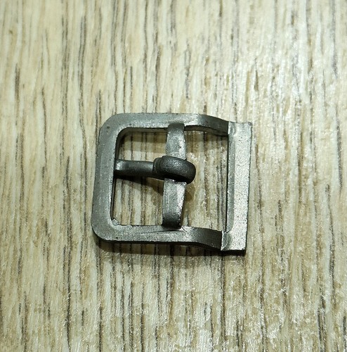 Steel buckle for german - steel, liner