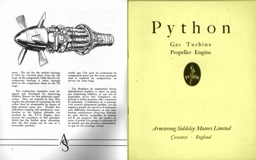 Armstrong siddeley python - armstrong,